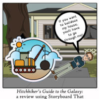 The Hitchhiker’s Guide to the Galaxy by Douglas Adams: A Storyboard Review