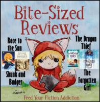 Bite-Sized Reviews of Cybils Nominees: Race to the Sun, Skunk and Badger, The Dragon Thief, and The Forgotten Girl